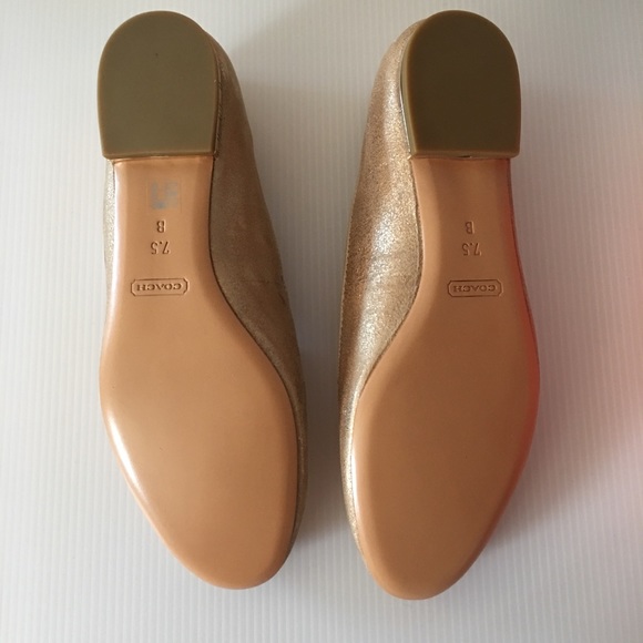 {Coach} Catrin Tonal Brsh Off Met Flats - Picture 2 of 8